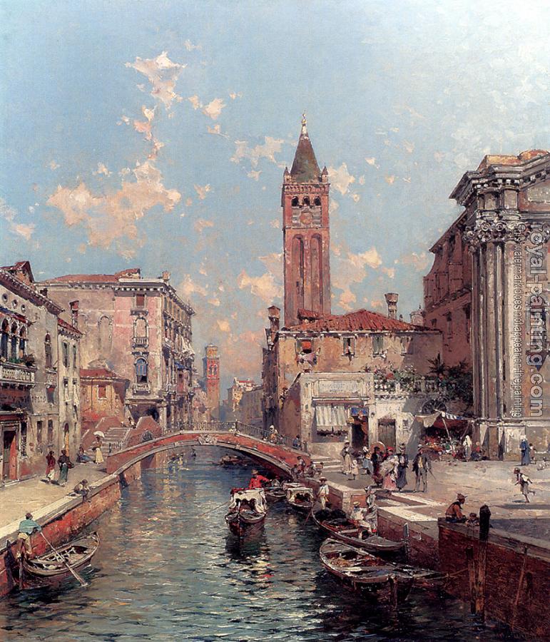 Franz Richard Unterberger : Rio Santa Barnaba Venice